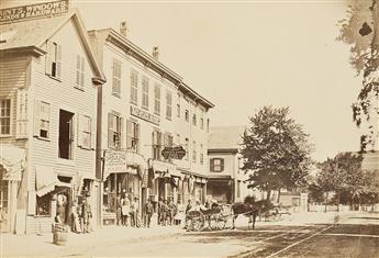 (INDUSTRIAL) Album with 25 photos entitled Photographic Views of Lynn, Massachusetts, With Historical Sketches from 1629-1879. 1879.